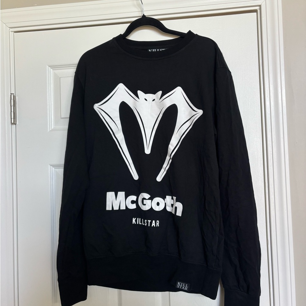 Killstar Black and White McGoth Sweater